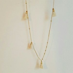 NWT Madewell tassel necklace